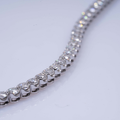 Round Tennis Bracelet 5.83 CT Moissanite by Vai Ra