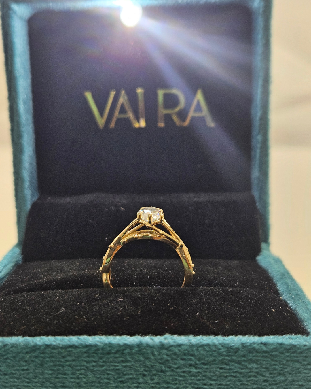 Vanara Pear Solitaire Ring 1.09 CT