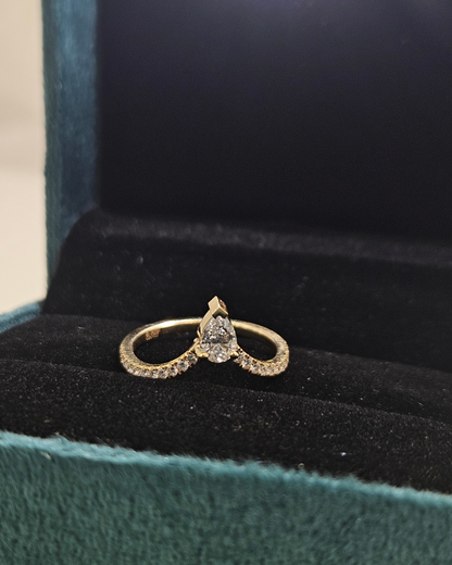 Valari Vanki Ring in 0.59 CT Lab Diamond or Moissanite by Vai Ra