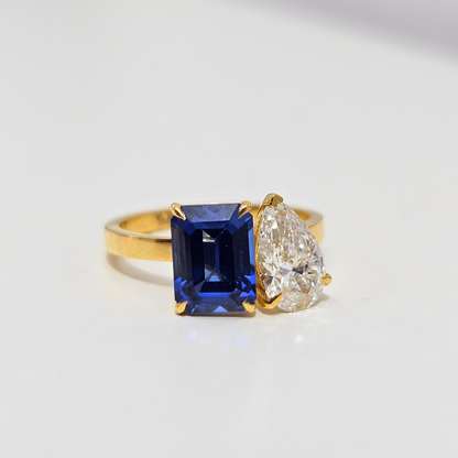 Shyama Toi Et Moi Ring (Blue Sapphire)