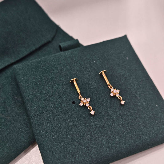 Aster Moissanite Bugadi - Helix Piercing Earring