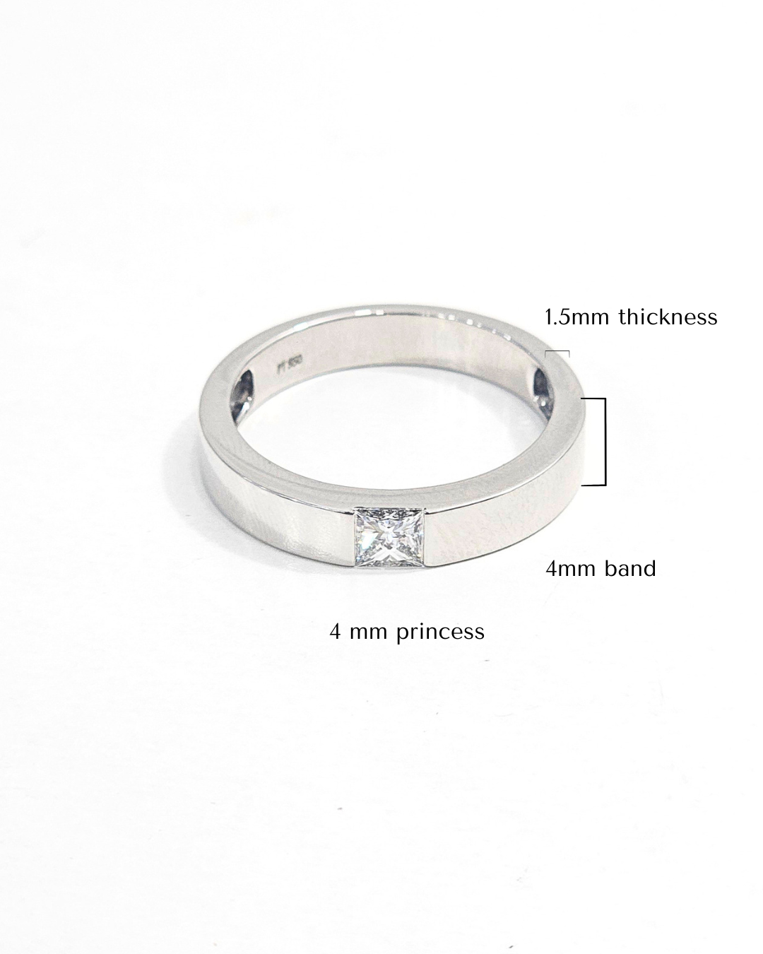 Men diamond engagement ring