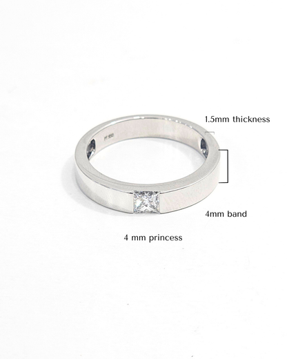 Men diamond engagement ring
