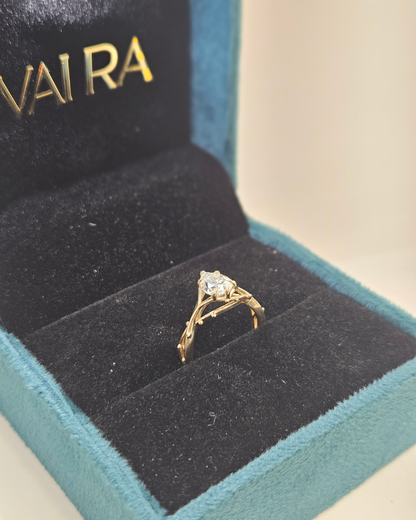 Vanara Pear Solitaire Ring 1.09 CT