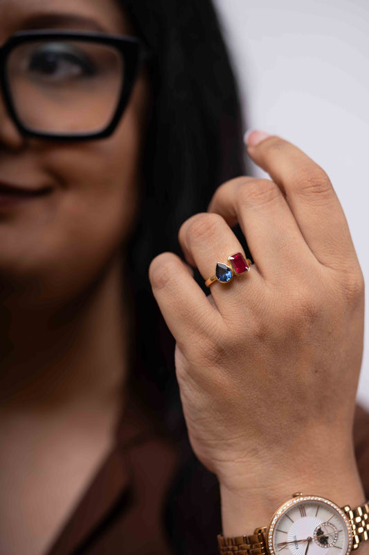 Toi ET Moi Bezel Ring