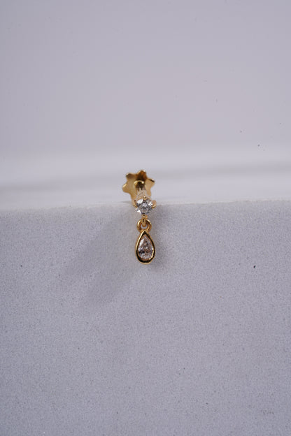 Pear Dangle Piercing Earrings