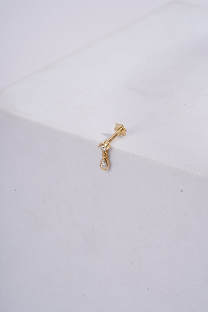 Pear Dangle Piercing Earrings