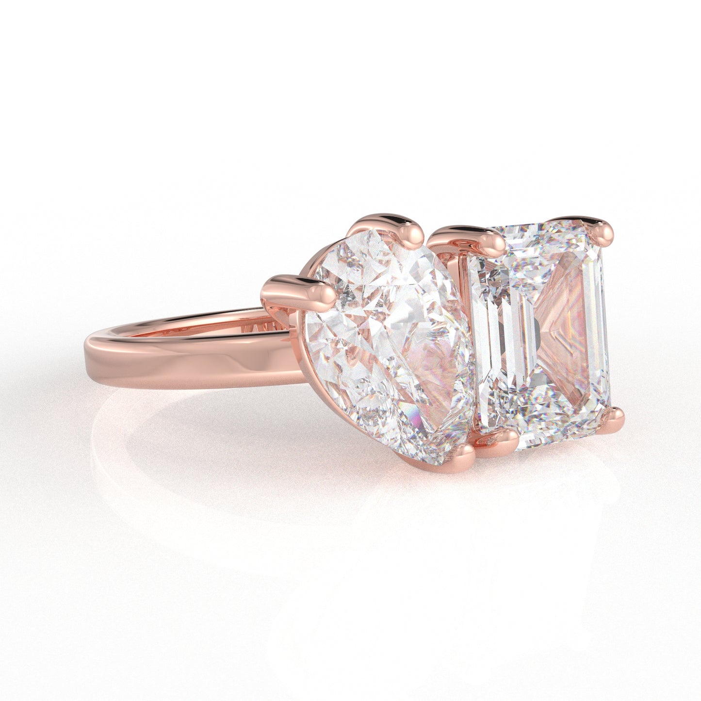 Athena Ring - 2.75 Ct moissanite diamond