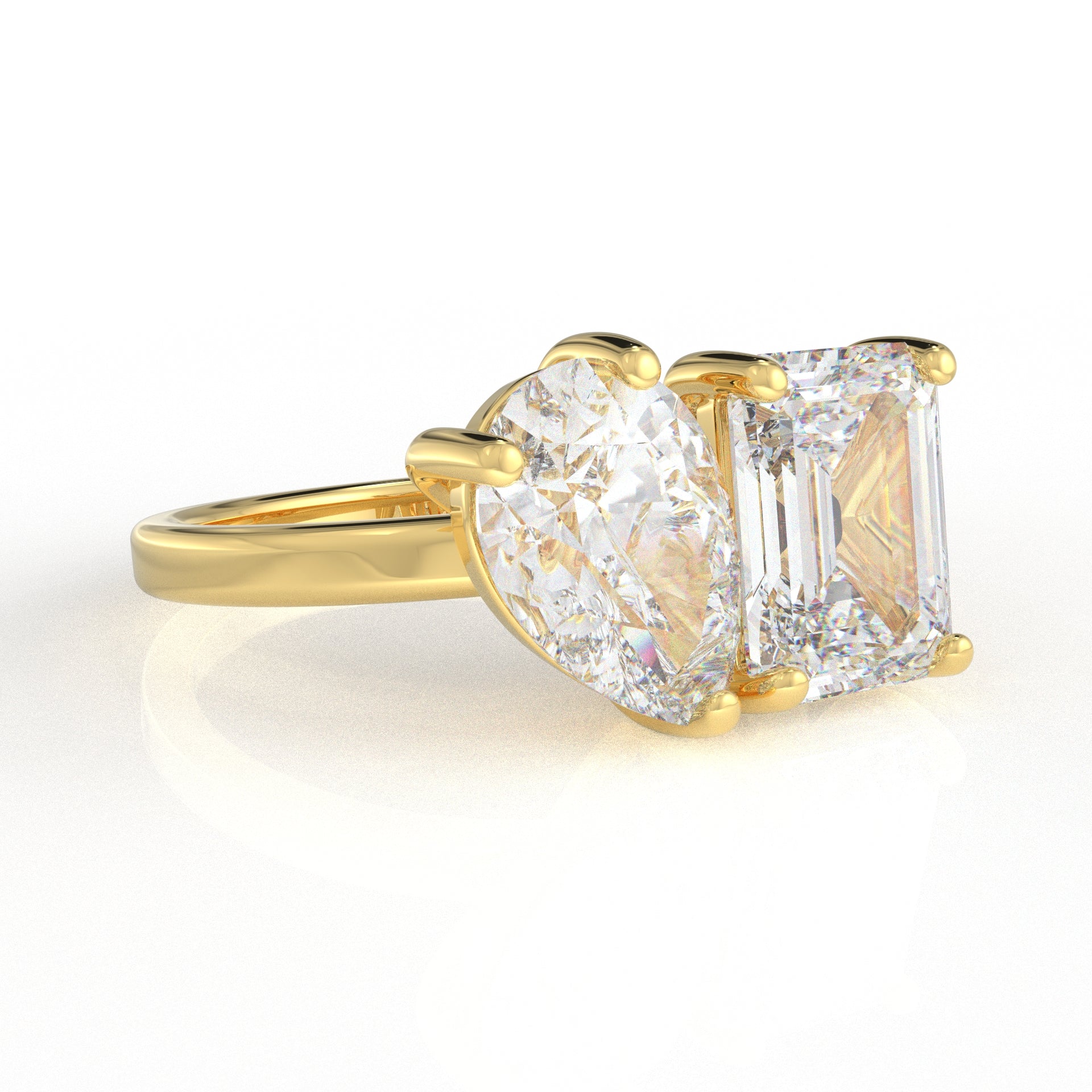 Athena Ring - 2.75 Ct moissanite diamond