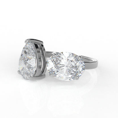 Elowen Ring - 2.29 Ct moissanite diamond