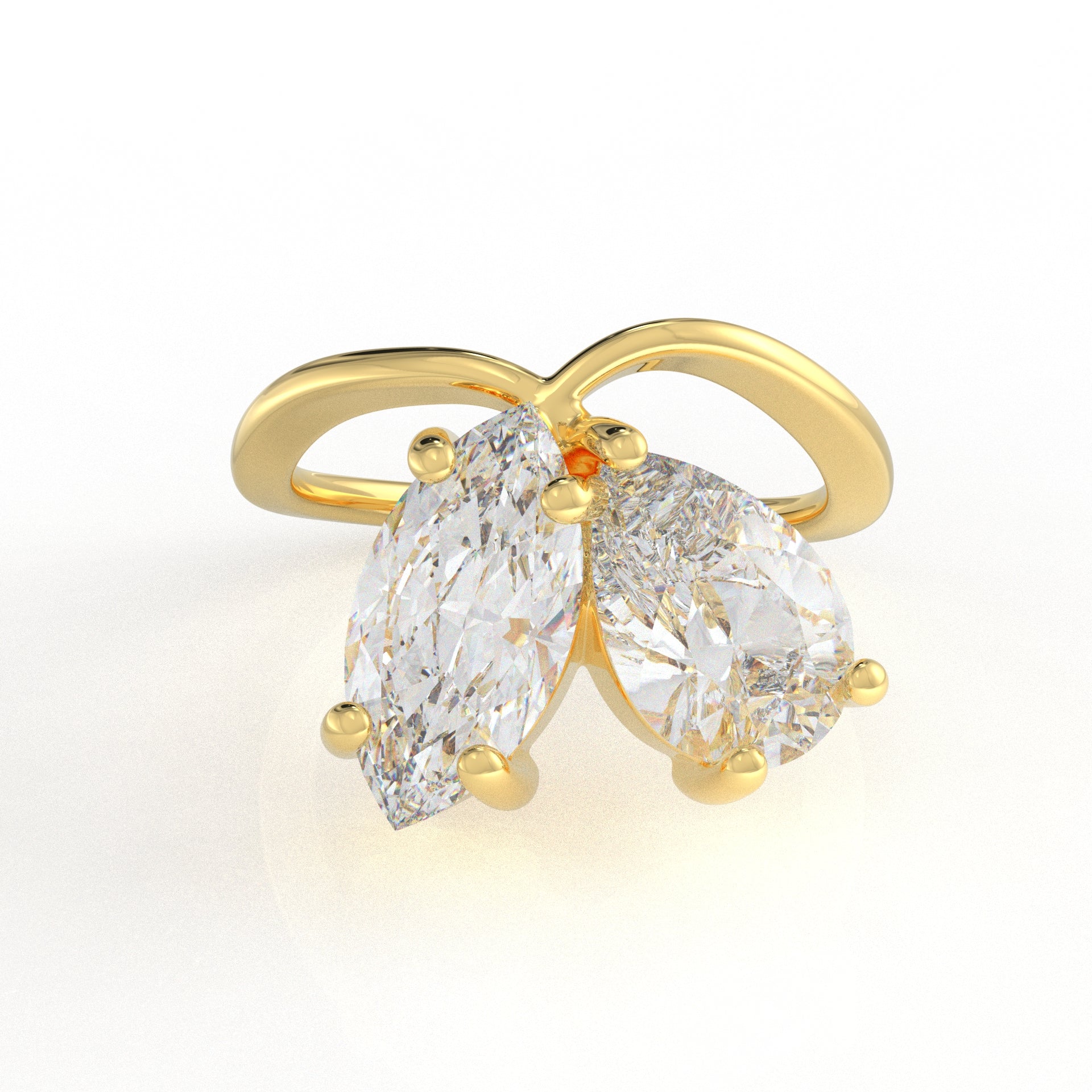 Monroe Ring - 2.29Ct Moissanite diamond
