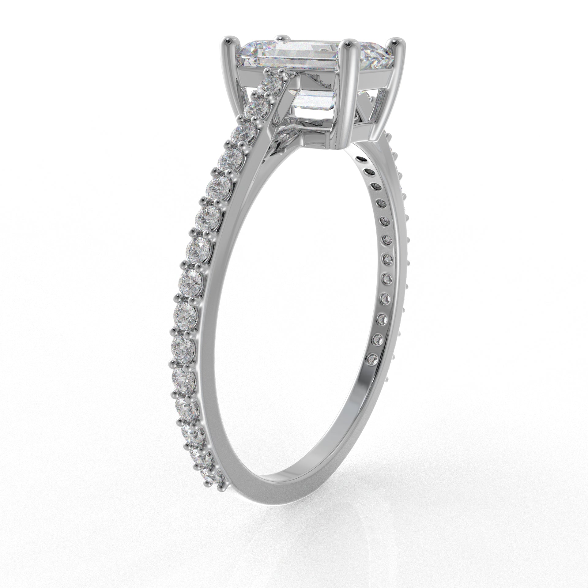 Avery Solitaire Ring 1.21 CT Moissanite Diamond