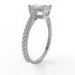 Avery Solitaire Ring 1.21 CT Moissanite Diamond