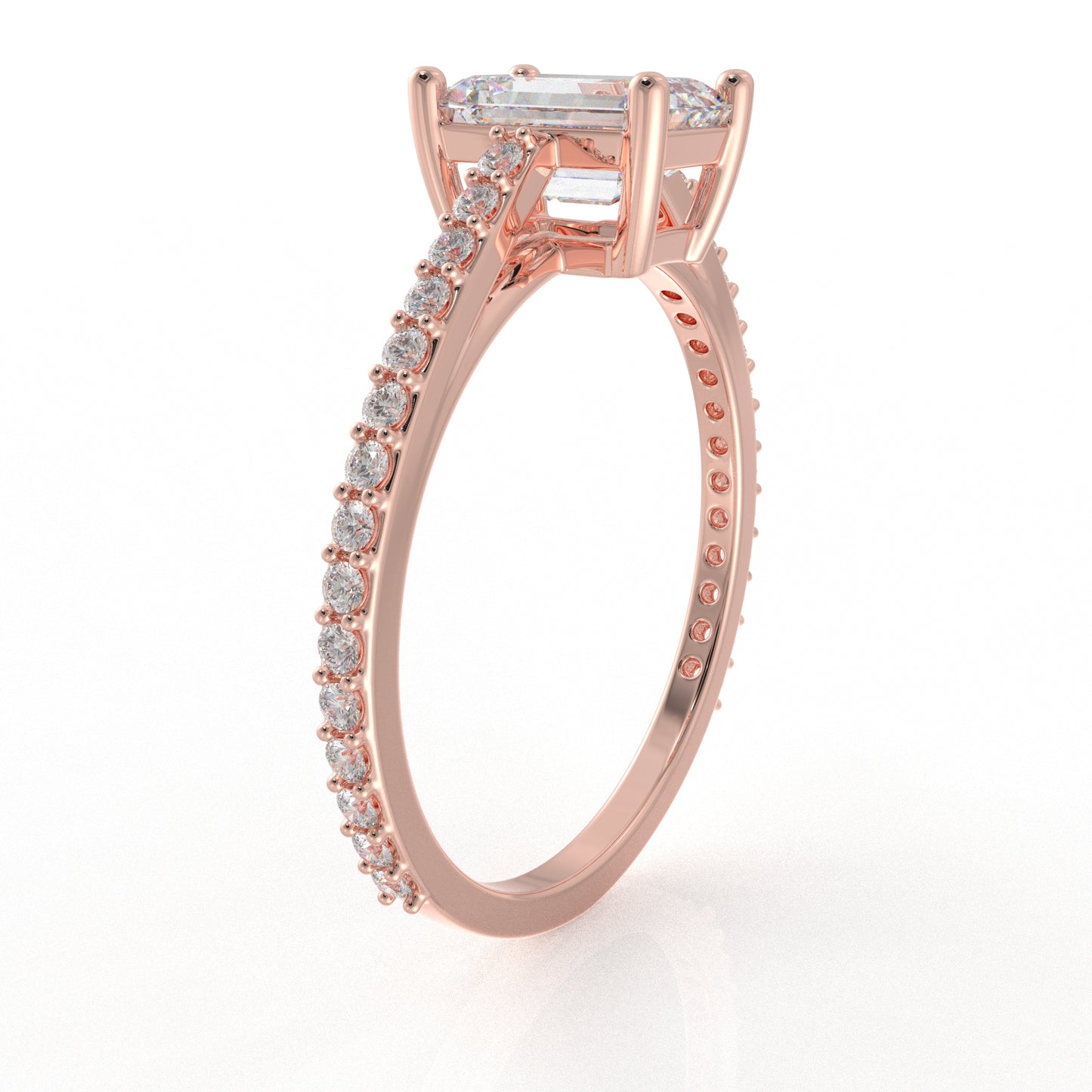 Avery Solitaire Ring 1.21 CT Moissanite Diamond