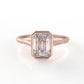Aria Solitaire Ring 1.02 Carat Moissanite Diamond