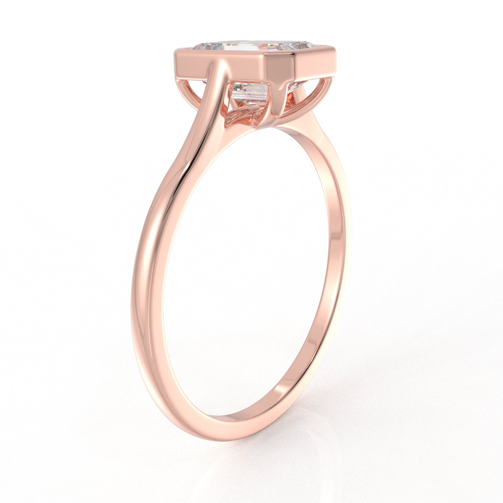 Aria Solitaire Ring 1.02 Carat Moissanite Diamond
