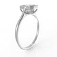 Aria Solitaire Ring 1.02 Carat Moissanite Diamond