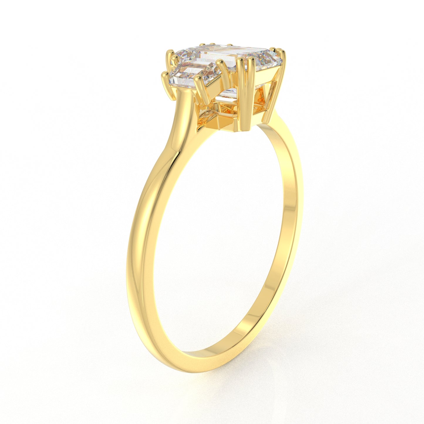 Orla Ring - 1.29 Ct Moissanite Diamond