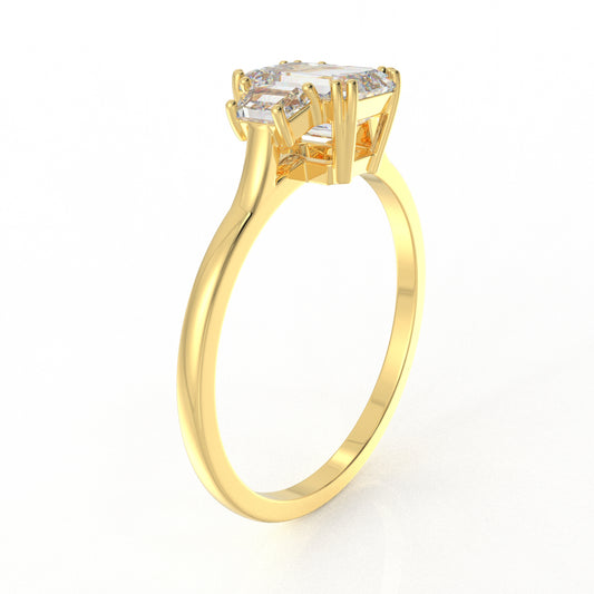 Orla Ring - 1.29 Ct Moissanite Diamond
