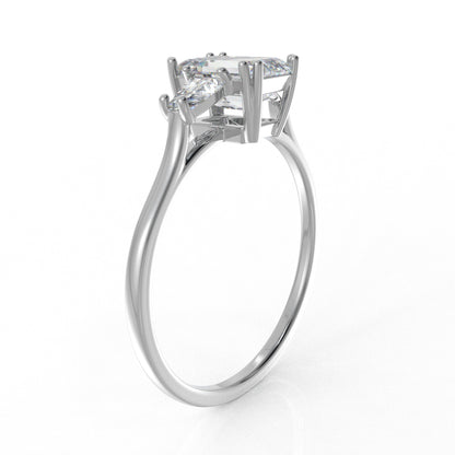 Zurie Ring - 1.34 Ct Moissanite diamond