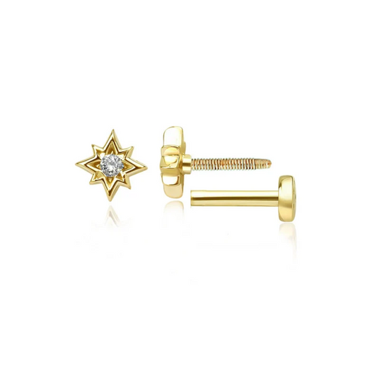 Bright Star Piercing Earrings