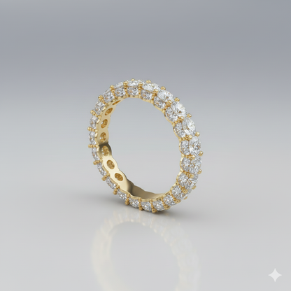 Oval eternity band (4.1 CT)