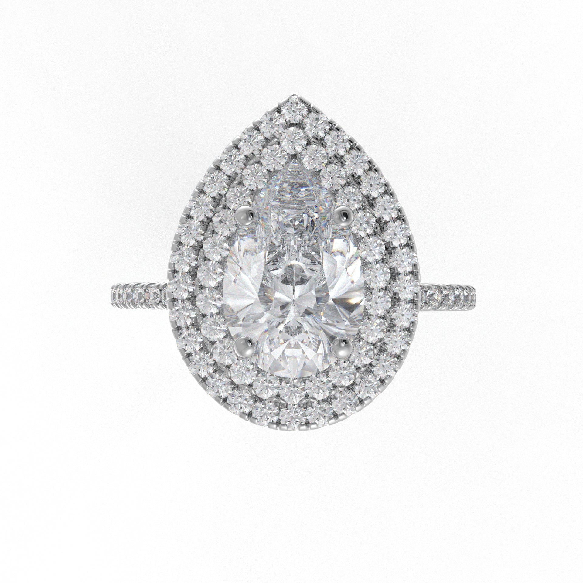 Moissanite Diamond Ring