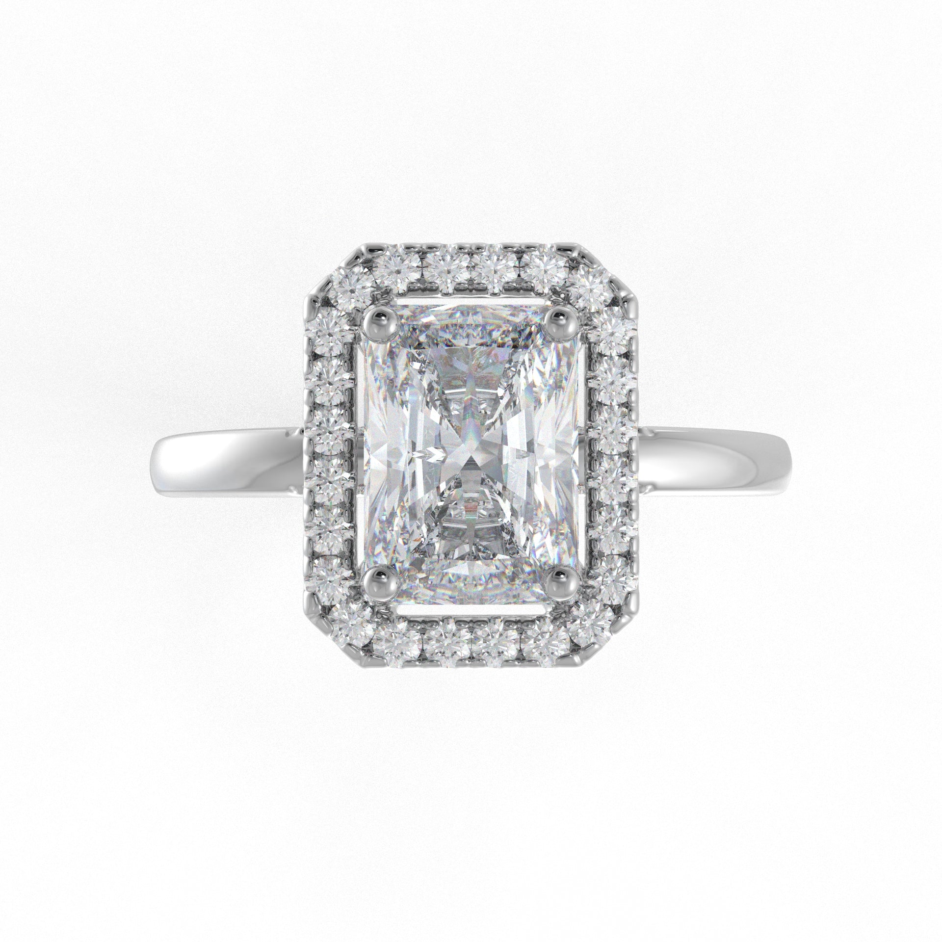 Moissanite Diamond Ring