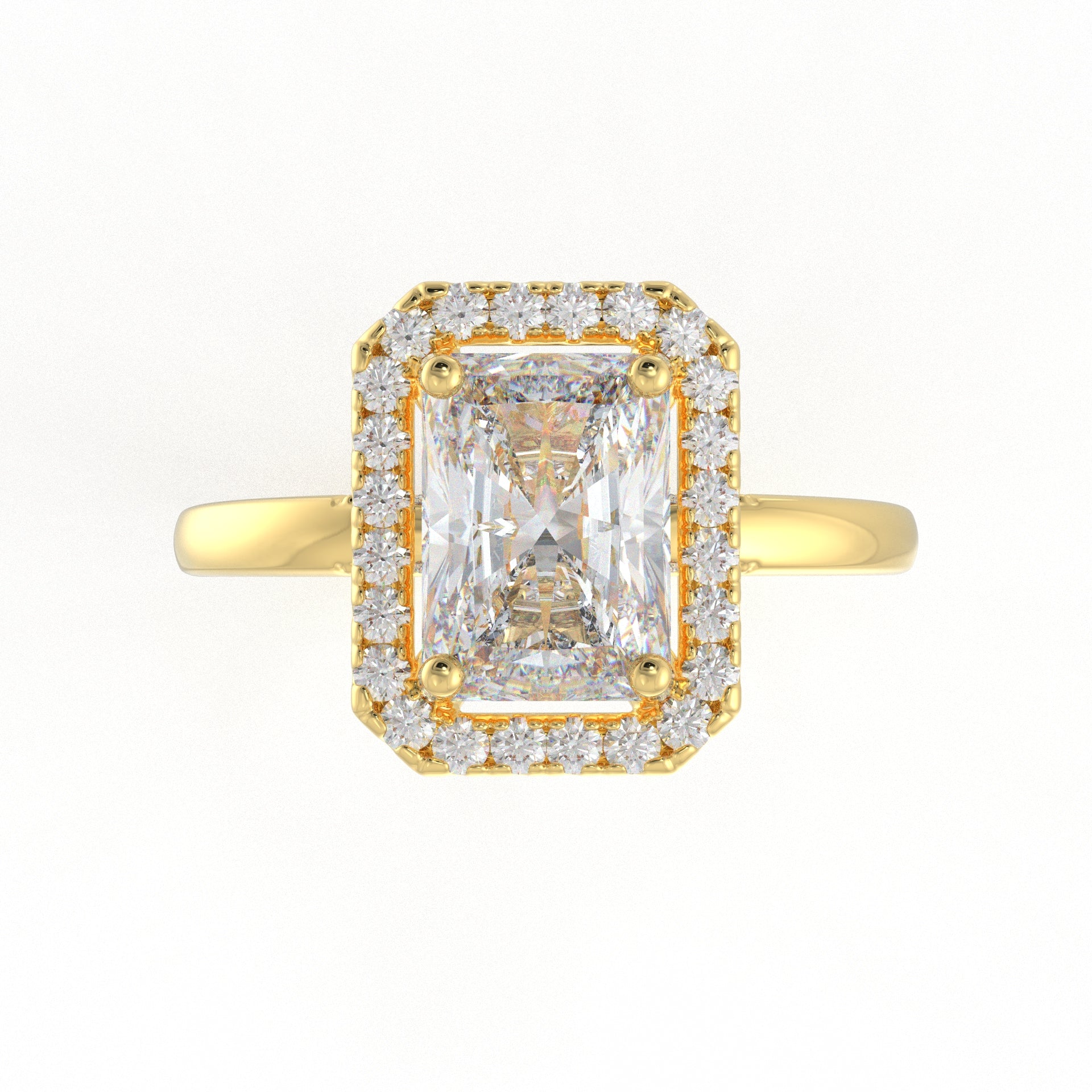 Moissanite Diamond Ring