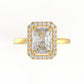 Moissanite Diamond Ring