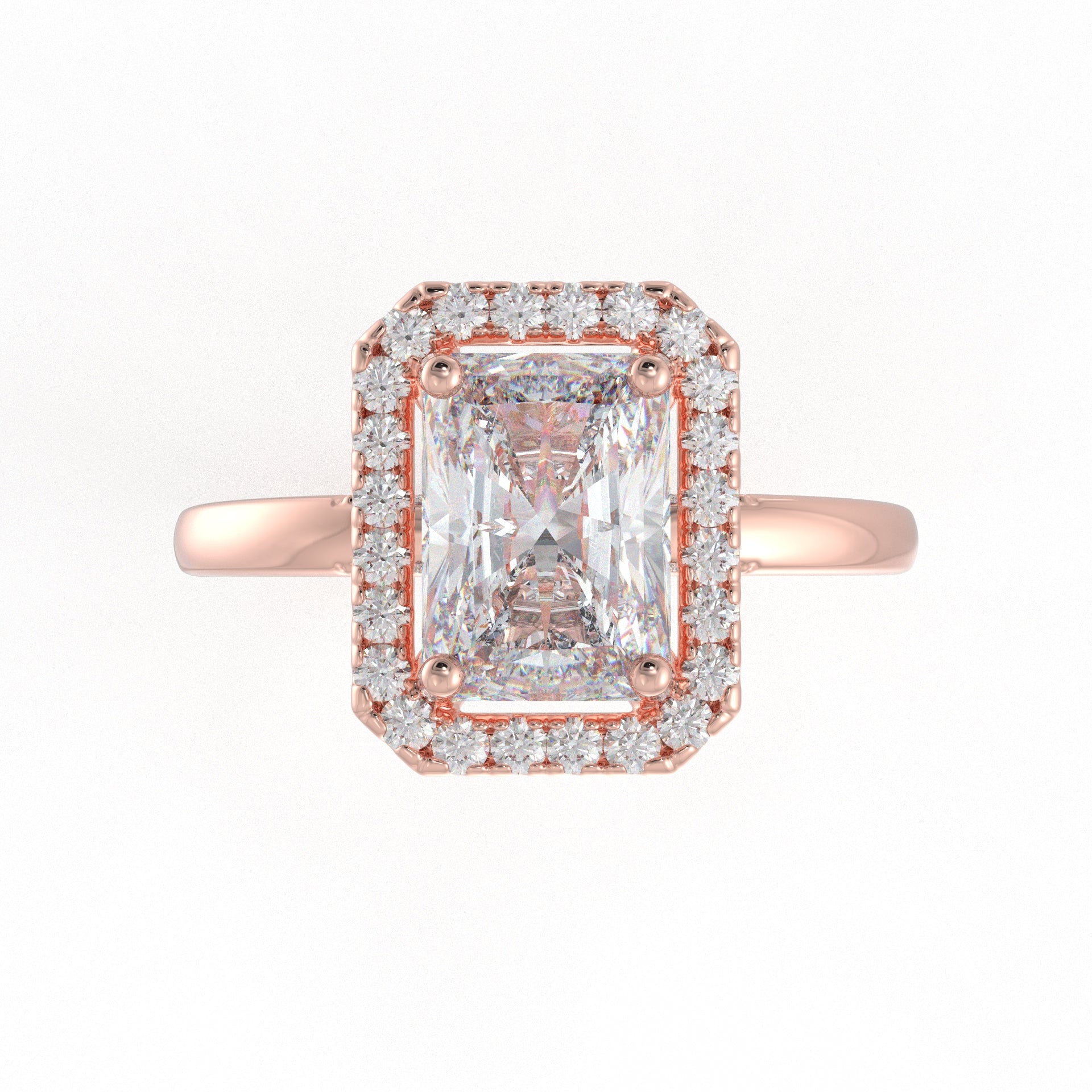 Moissanite Diamond Ring