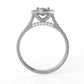 moissanite diamond ring