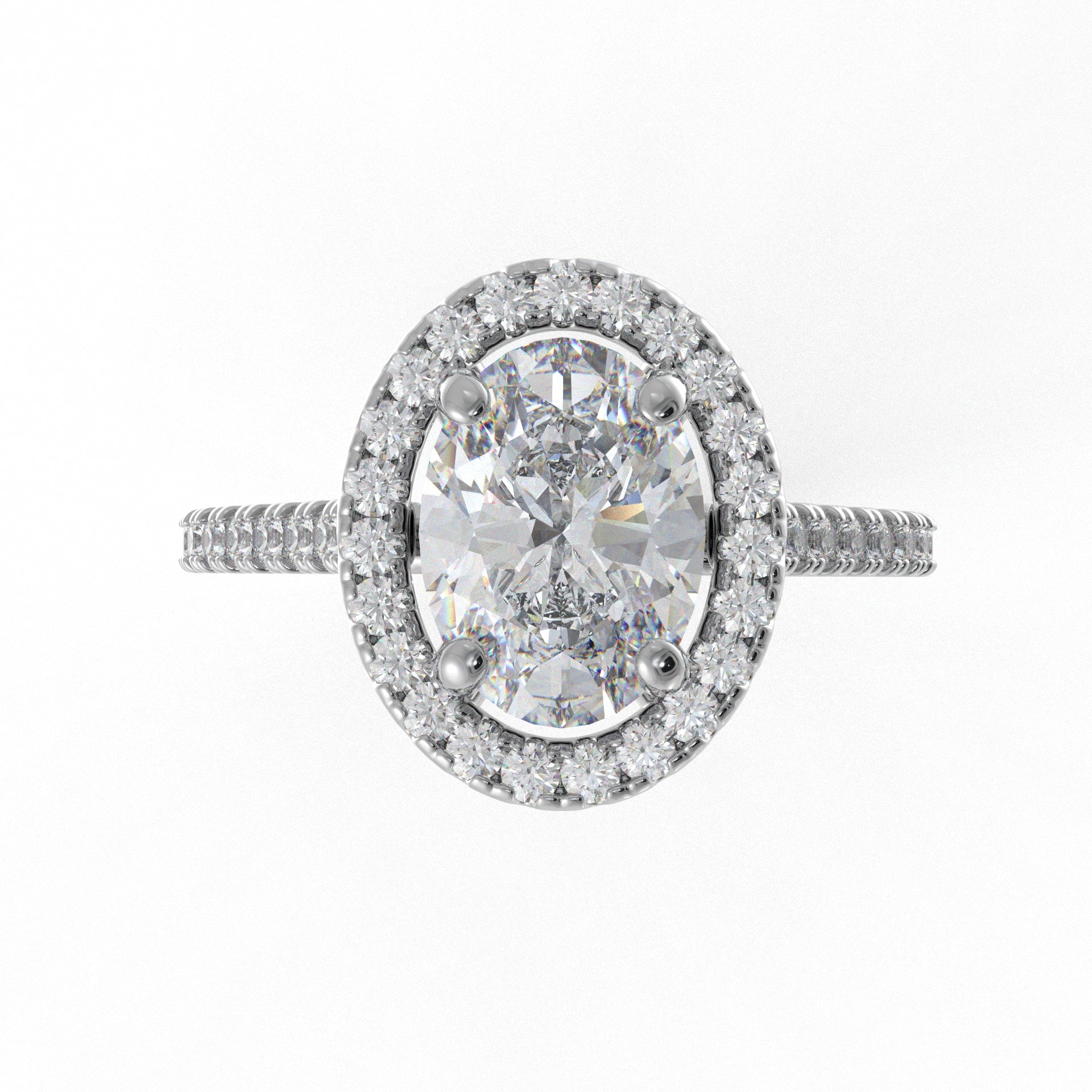 Moissanite Diamond Ring