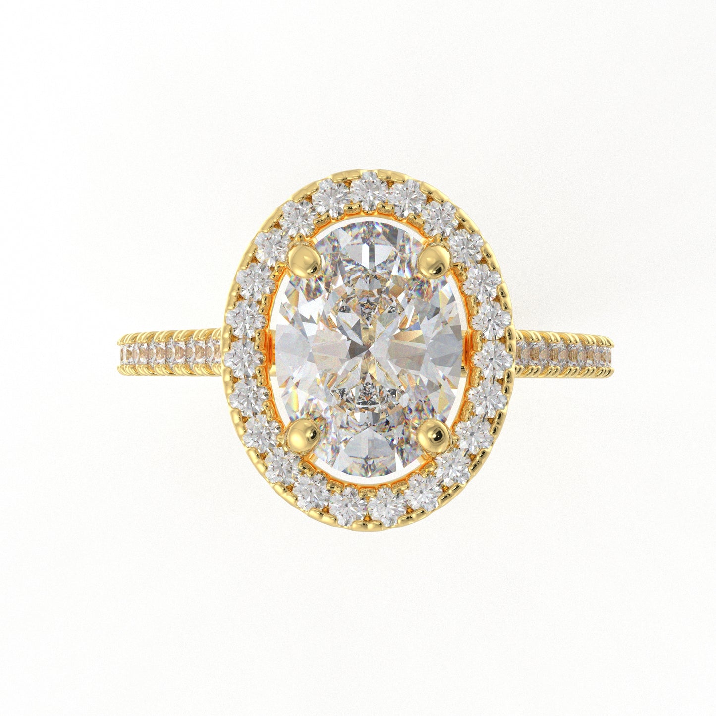 Moissanite Diamond Ring