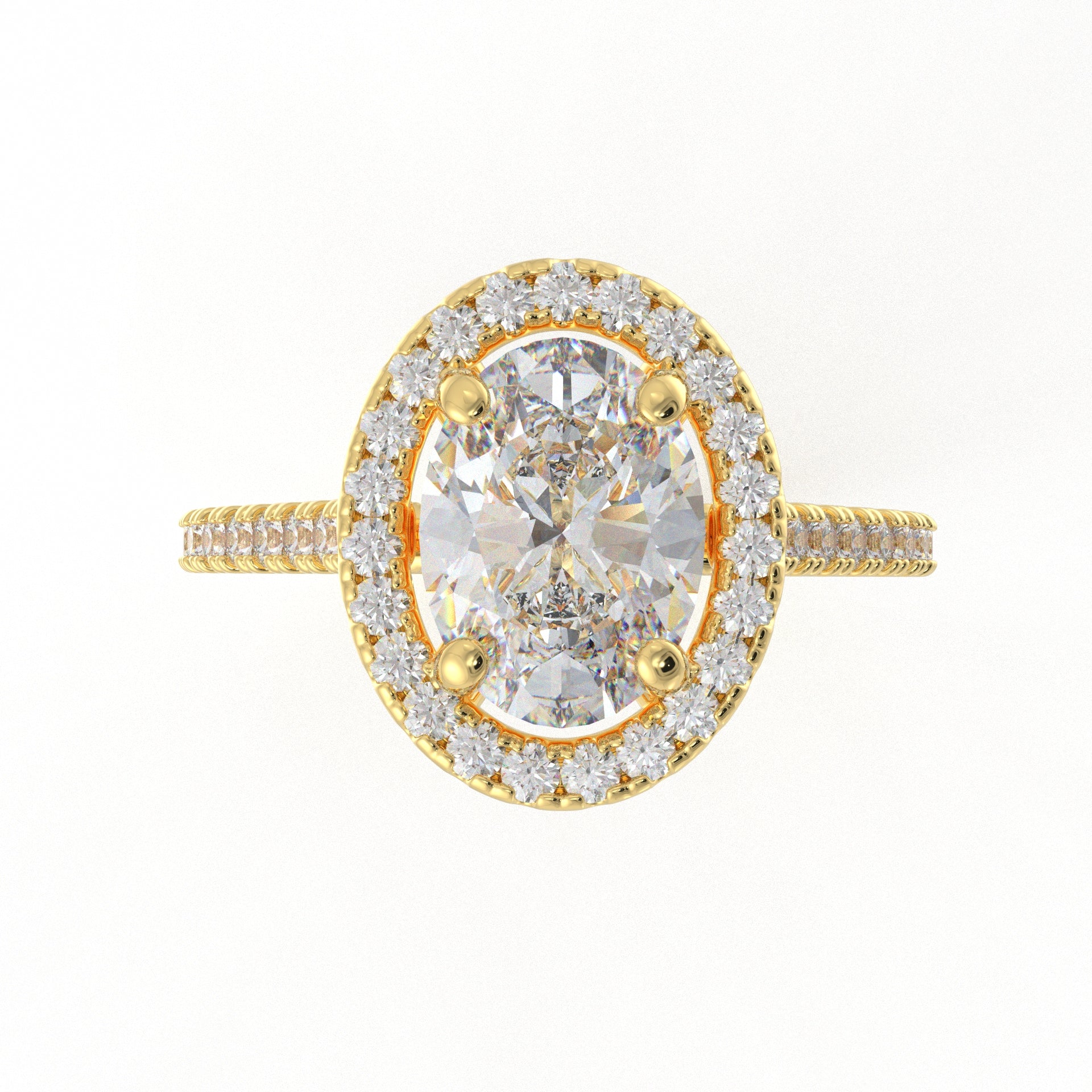 Moissanite Diamond Ring