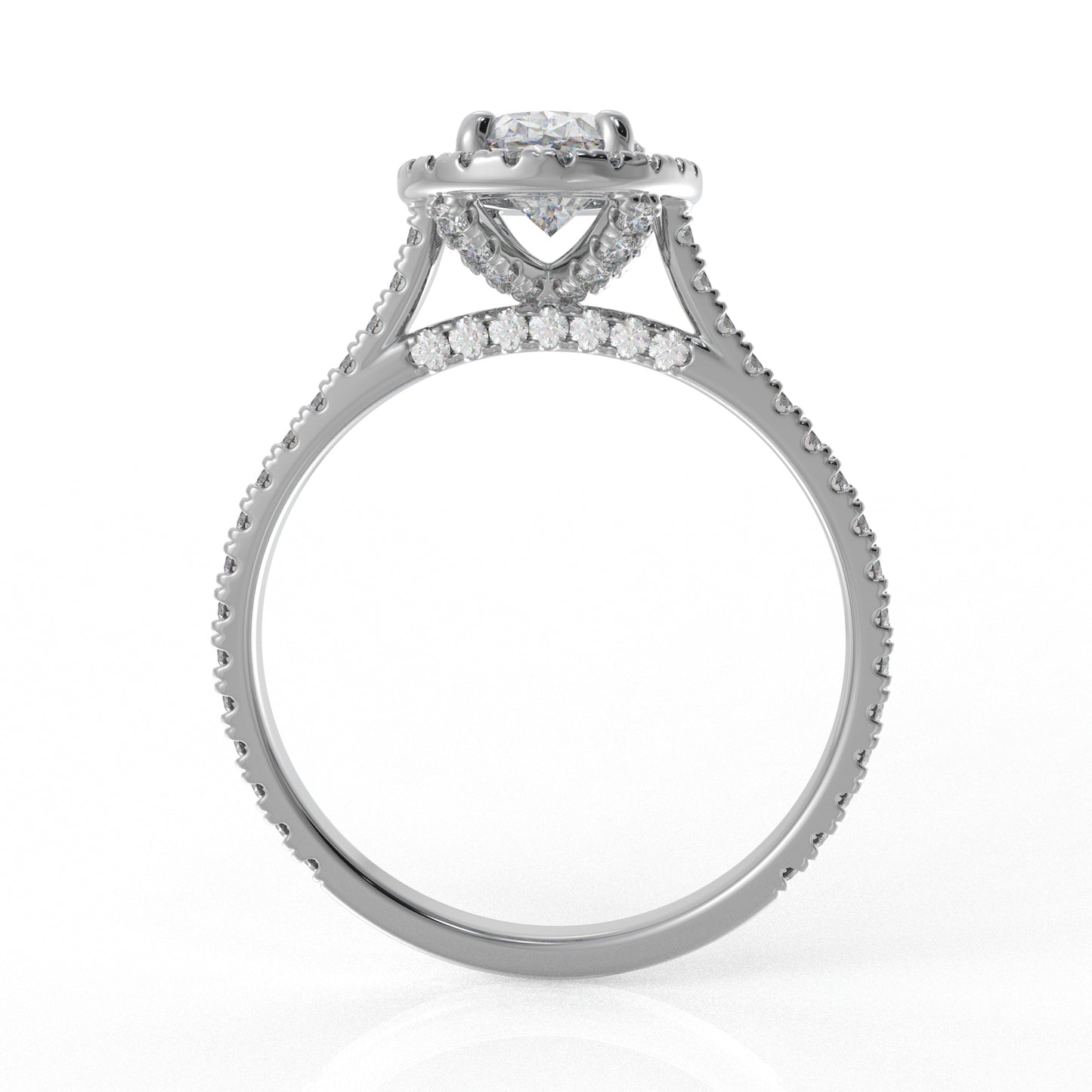 Moissanite Diamond Ring