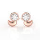 Freya Kids Moissanite diamond Ear rings 1 Carat