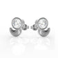 Freya Kids Moissanite diamond Ear rings 1 Carat