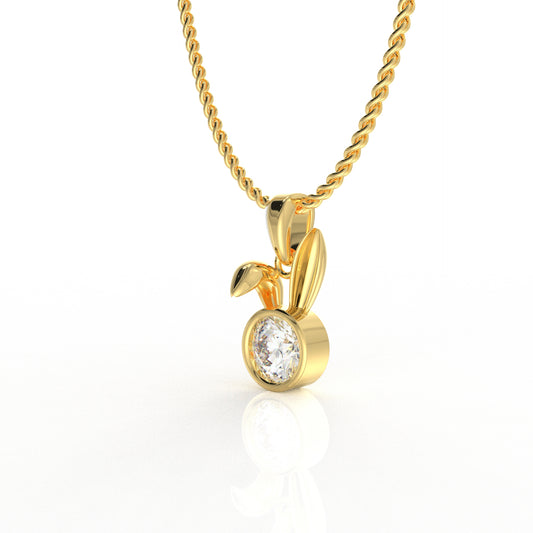 Raelynn Kid Pendant- 1.03 Carat Moissanite Diamond