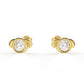 Aurora Moissanite Diamond Ear rings for Kids  1.05 Carat