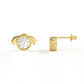 Aurora Moissanite Diamond Ear rings for Kids  1.05 Carat