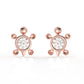 Hazel Kids Moissanite diamond Earrings 1.05 Carat