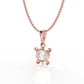 Zara Kid's Pendant- 1.03 Carat Moissanite Diamond