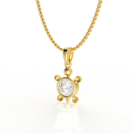 Zara Kid's Pendant- 1.03 Carat Moissanite Diamond