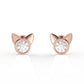 Bella Kids Moissanite diamond Earrings 1.05 Carat