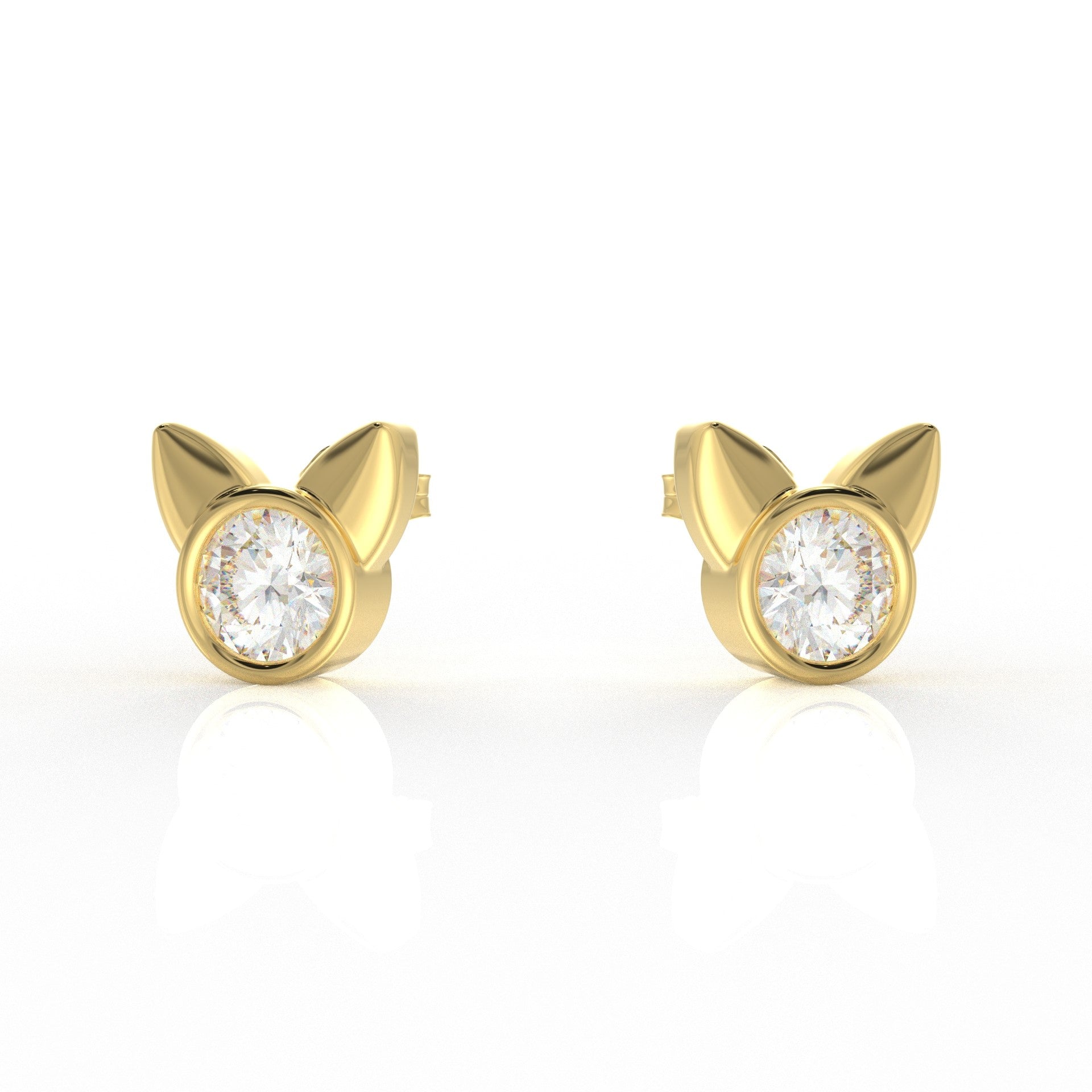 Bella Kids Moissanite diamond Earrings 1.05 Carat