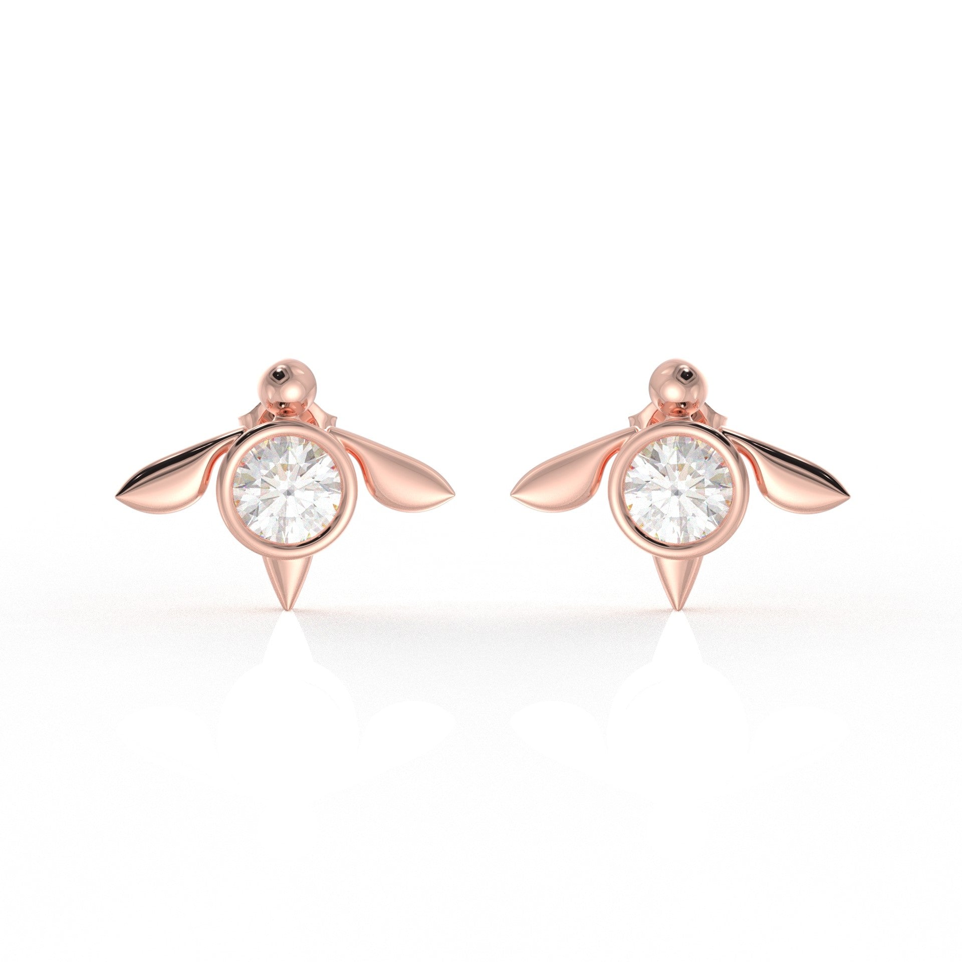 Ivy Kids Moissanite diamond Earrings 1.05 Carat