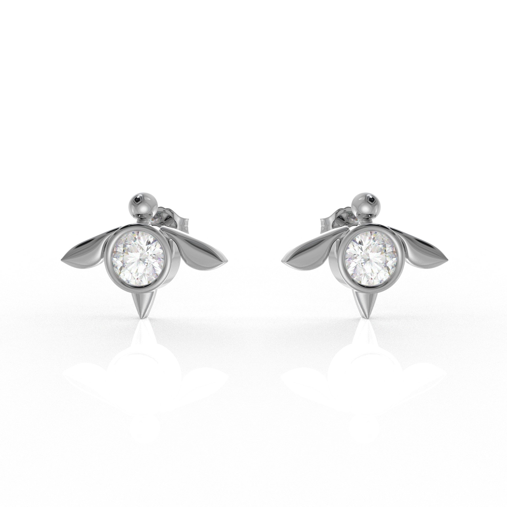 Ivy Kids Moissanite diamond Earrings 1.05 Carat
