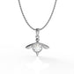 Imogen Kid's Pendant- 1.03 Carat moissanite diamond