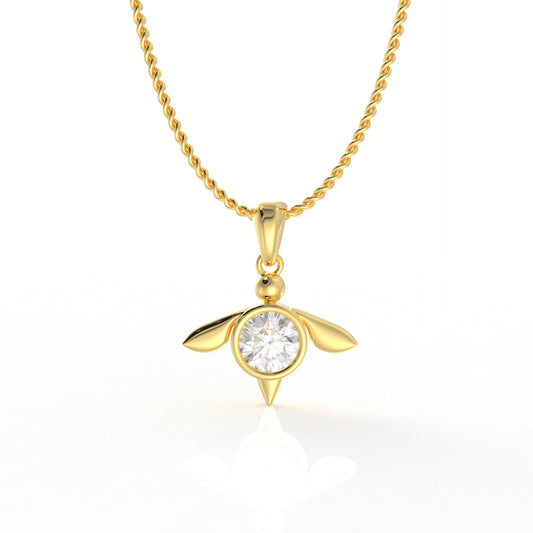 Imogen Kid's Pendant- 1.03 Carat moissanite diamond